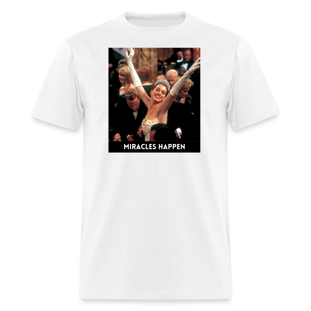 Miracles Happen Classic T-Shirt - white