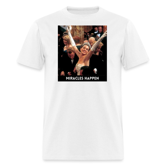 Miracles Happen Classic T-Shirt - white