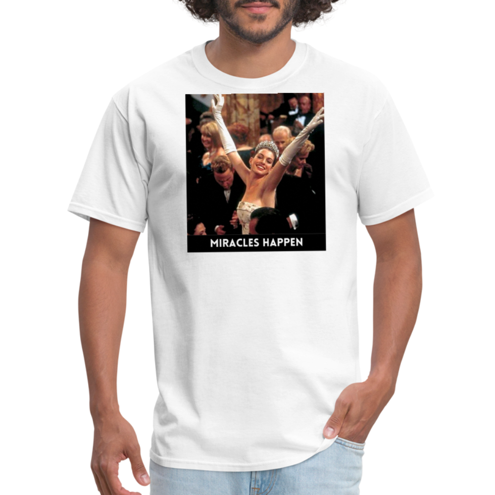 Miracles Happen Classic T-Shirt - white
