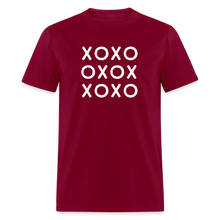 Load image into Gallery viewer, Unisex XOXO T-Shirt - burgundy
