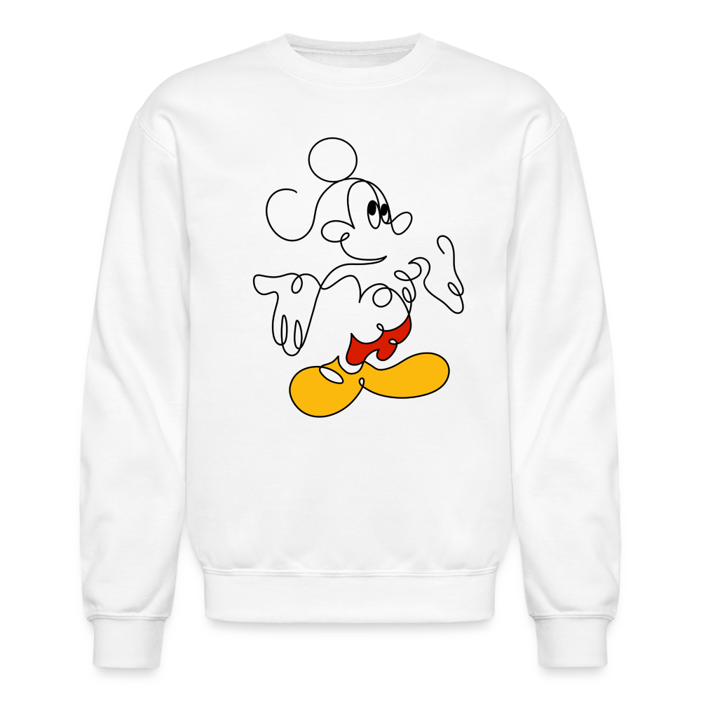 Mouse Crew Crew Sweatshirt - white