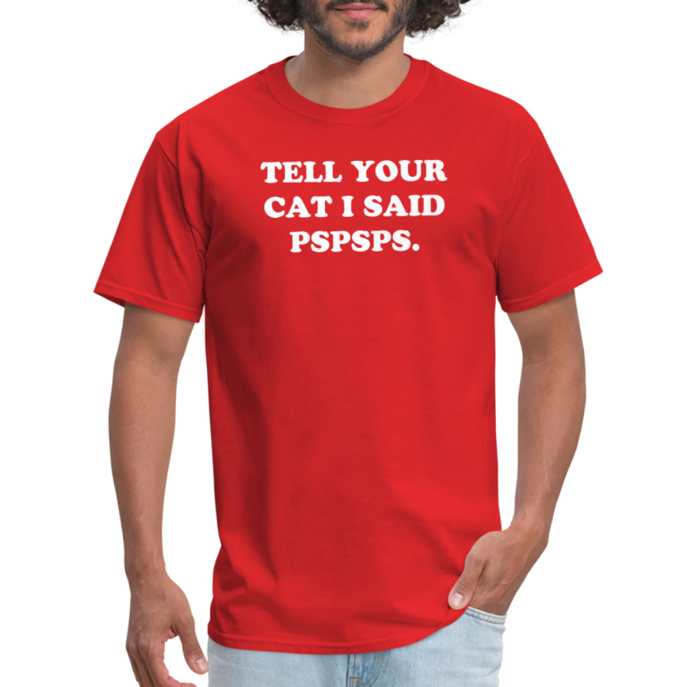 PSPSPS. T-Shirt - red