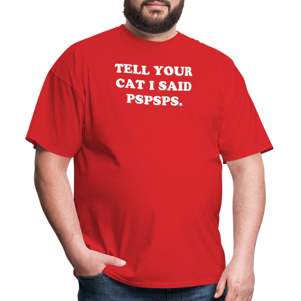 PSPSPS. T-Shirt - red