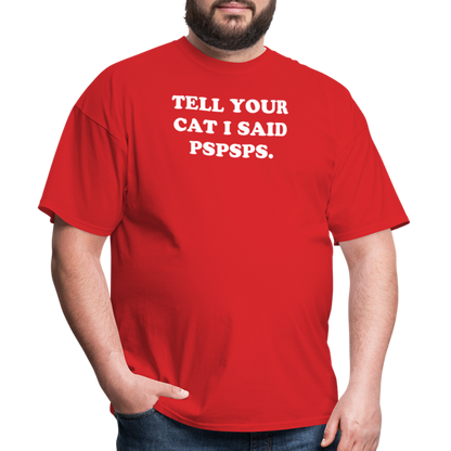 PSPSPS. T-Shirt - red