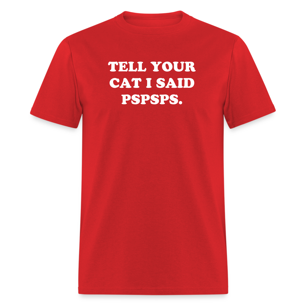 PSPSPS. T-Shirt - red