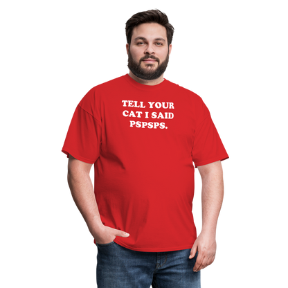 PSPSPS. T-Shirt - red