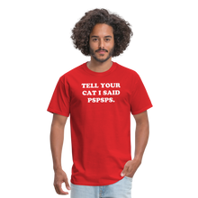 Load image into Gallery viewer, PSPSPS. T-Shirt - red
