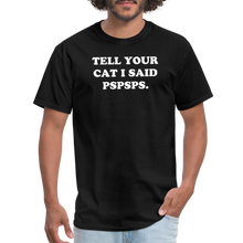 Load image into Gallery viewer, PSPSPS. T-Shirt - black
