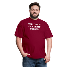 Load image into Gallery viewer, PSPSPS. T-Shirt - burgundy
