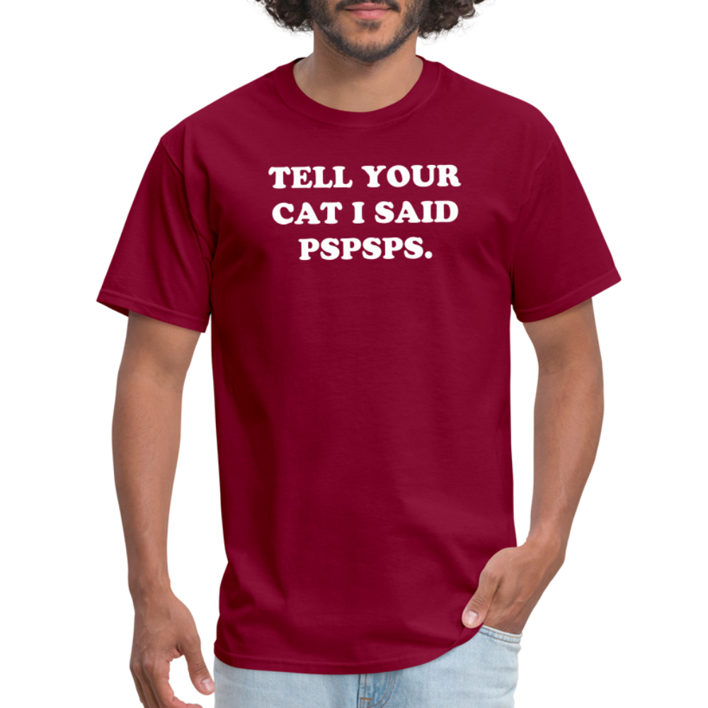 PSPSPS. T-Shirt - burgundy