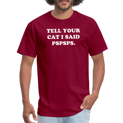 PSPSPS. T-Shirt - burgundy