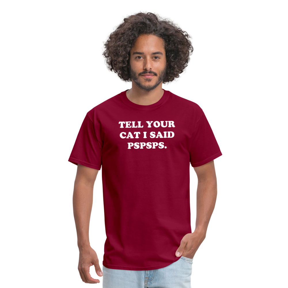 PSPSPS. T-Shirt - burgundy