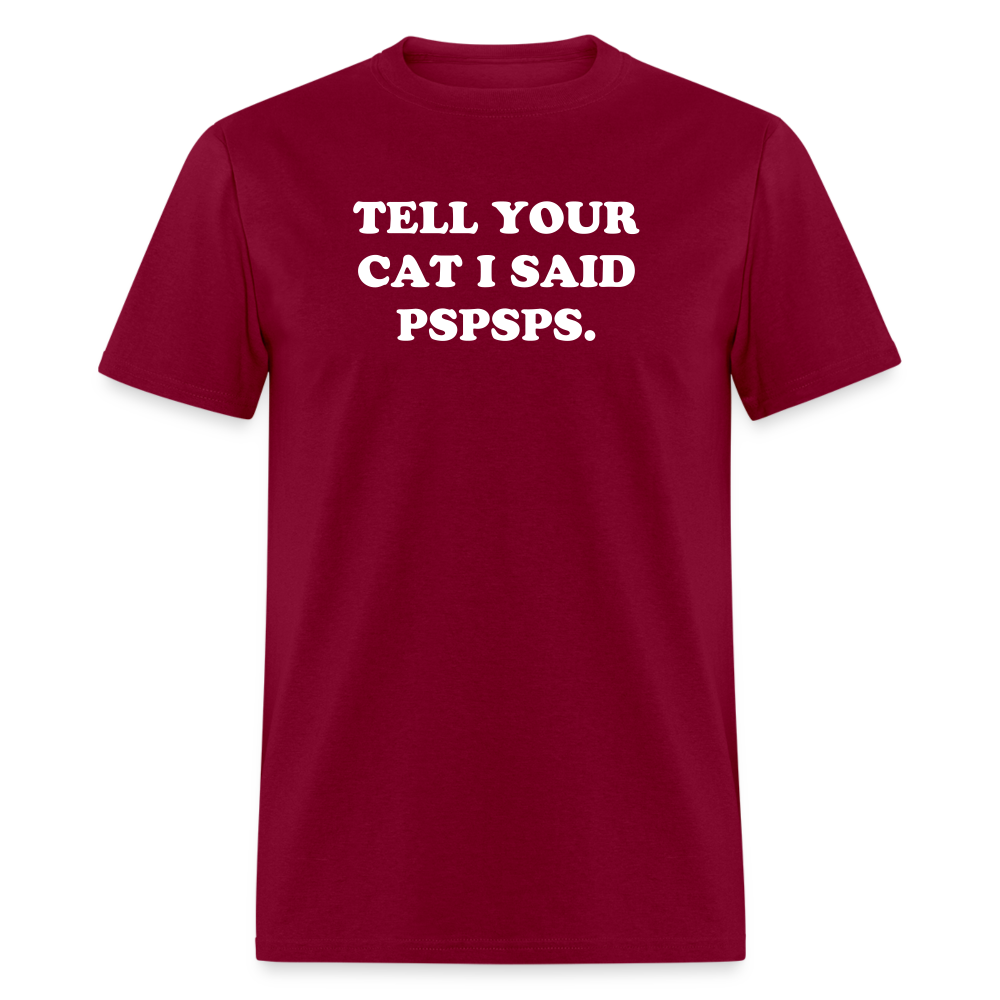 PSPSPS. T-Shirt - burgundy