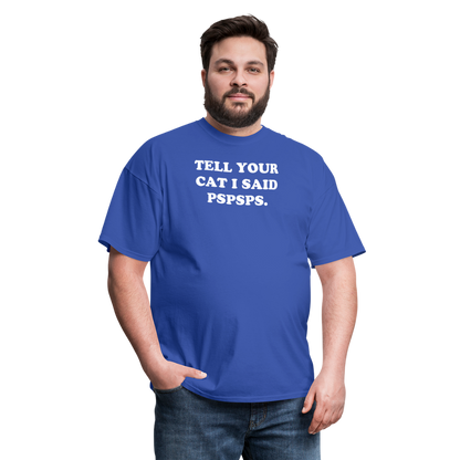 PSPSPS. T-Shirt - royal blue