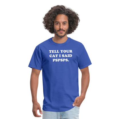 PSPSPS. T-Shirt - royal blue