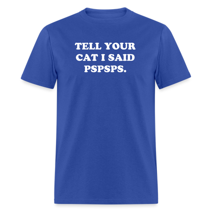 PSPSPS. T-Shirt - royal blue