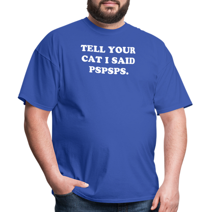 PSPSPS. T-Shirt - royal blue