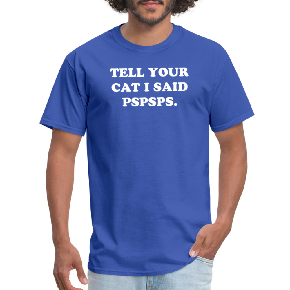 PSPSPS. T-Shirt - royal blue
