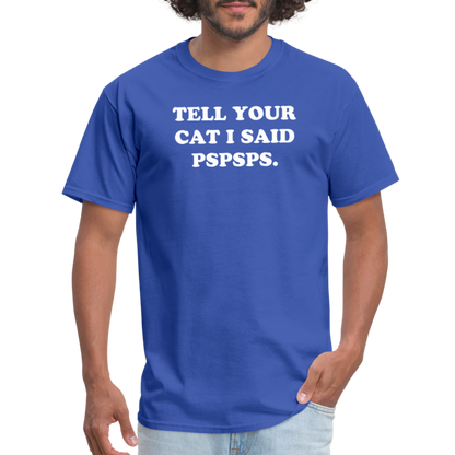 PSPSPS. T-Shirt - royal blue