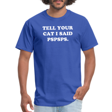 Load image into Gallery viewer, PSPSPS. T-Shirt - royal blue
