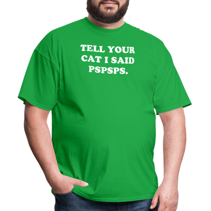 PSPSPS. T-Shirt - bright green