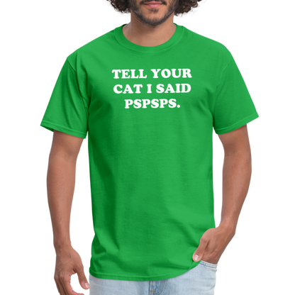 PSPSPS. T-Shirt - bright green