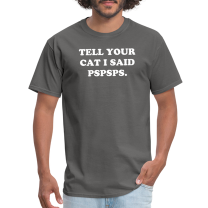 PSPSPS. T-Shirt - charcoal