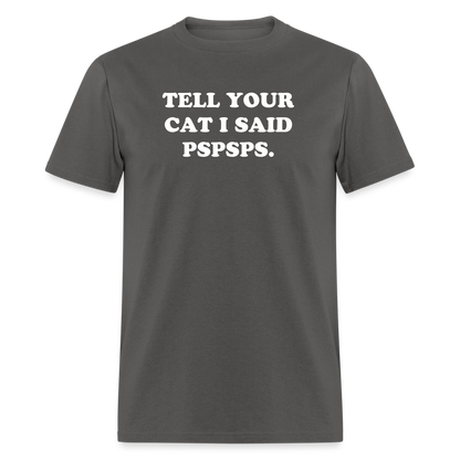 PSPSPS. T-Shirt - charcoal
