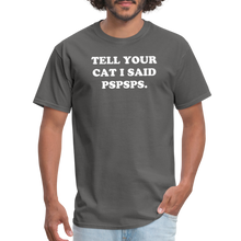 Load image into Gallery viewer, PSPSPS. T-Shirt - charcoal
