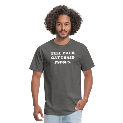 PSPSPS. T-Shirt - charcoal