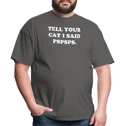 PSPSPS. T-Shirt - charcoal