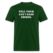 Load image into Gallery viewer, PSPSPS. T-Shirt - forest green
