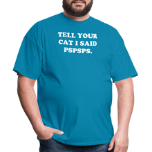 Load image into Gallery viewer, PSPSPS. T-Shirt - turquoise
