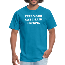 Load image into Gallery viewer, PSPSPS. T-Shirt - turquoise
