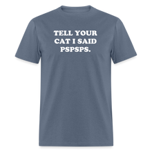 Load image into Gallery viewer, PSPSPS. T-Shirt - denim
