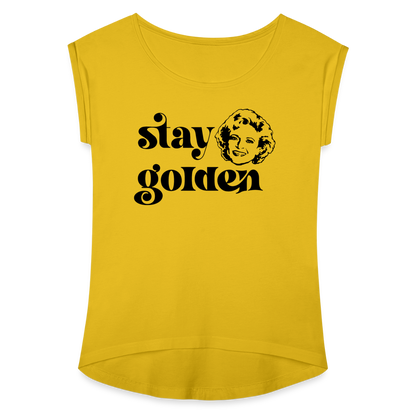 Stay Golden T-Shirt - mustard yellow