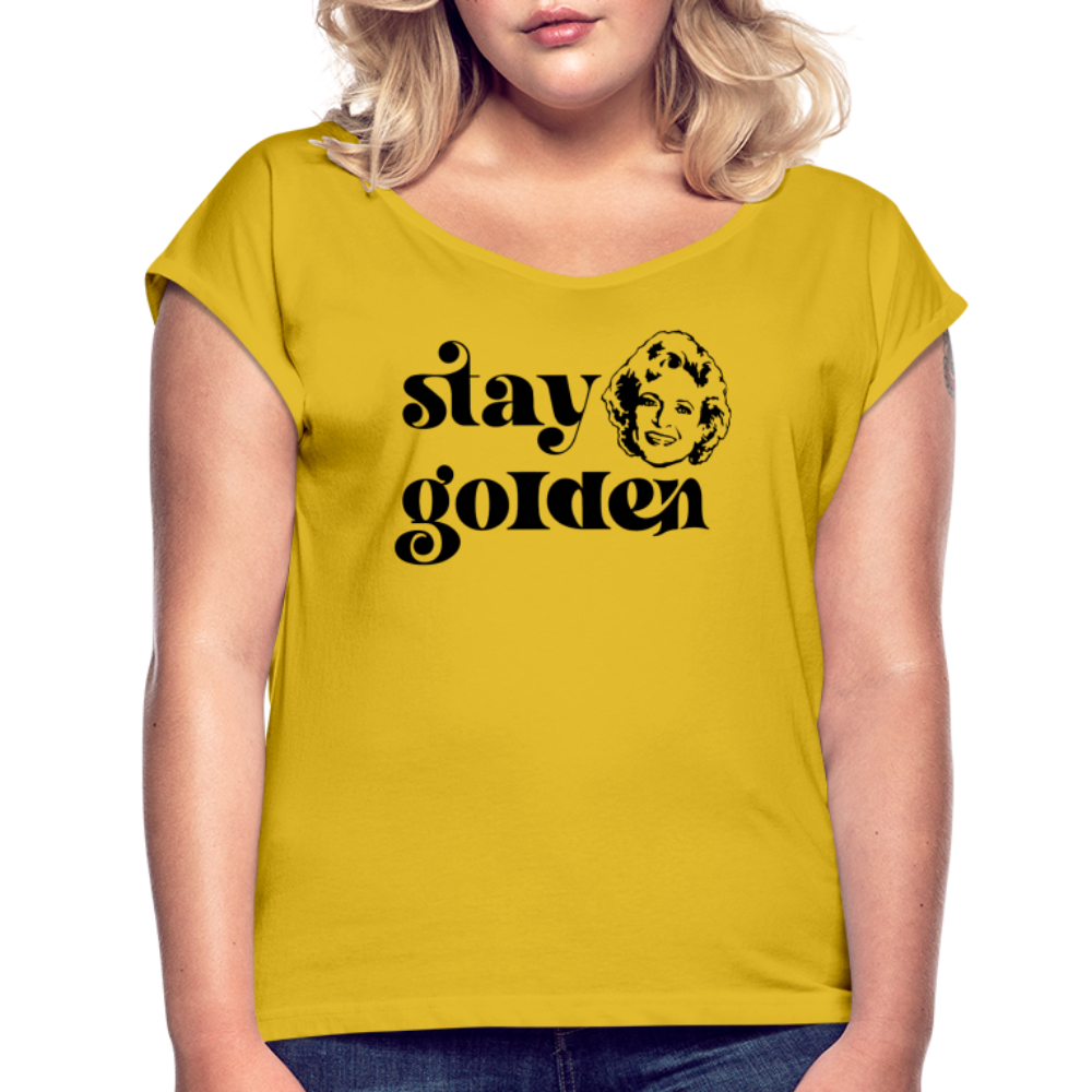 Stay Golden T-Shirt - mustard yellow