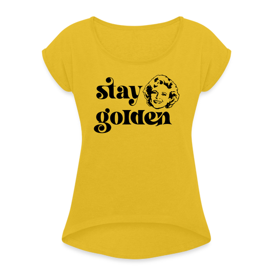 Stay Golden T-Shirt - mustard yellow