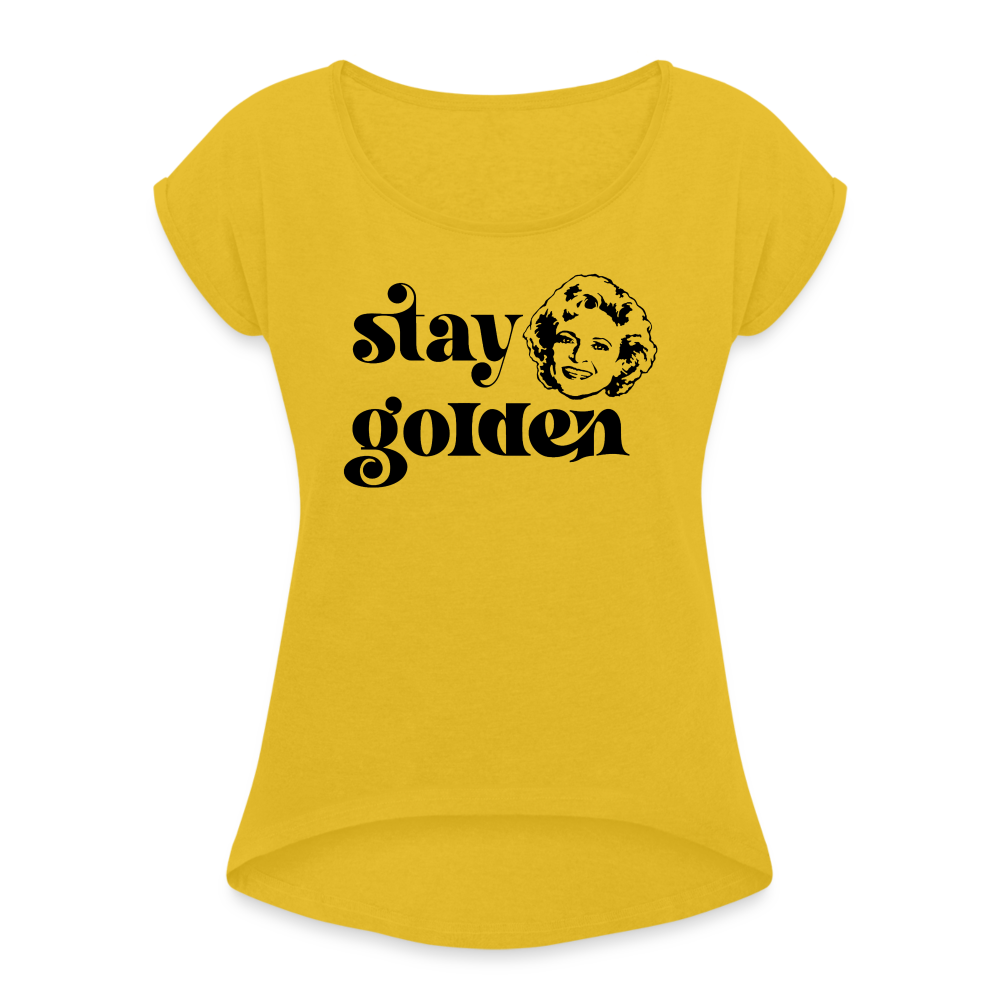 Stay Golden T-Shirt - mustard yellow