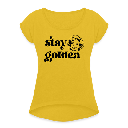 Stay Golden T-Shirt - mustard yellow