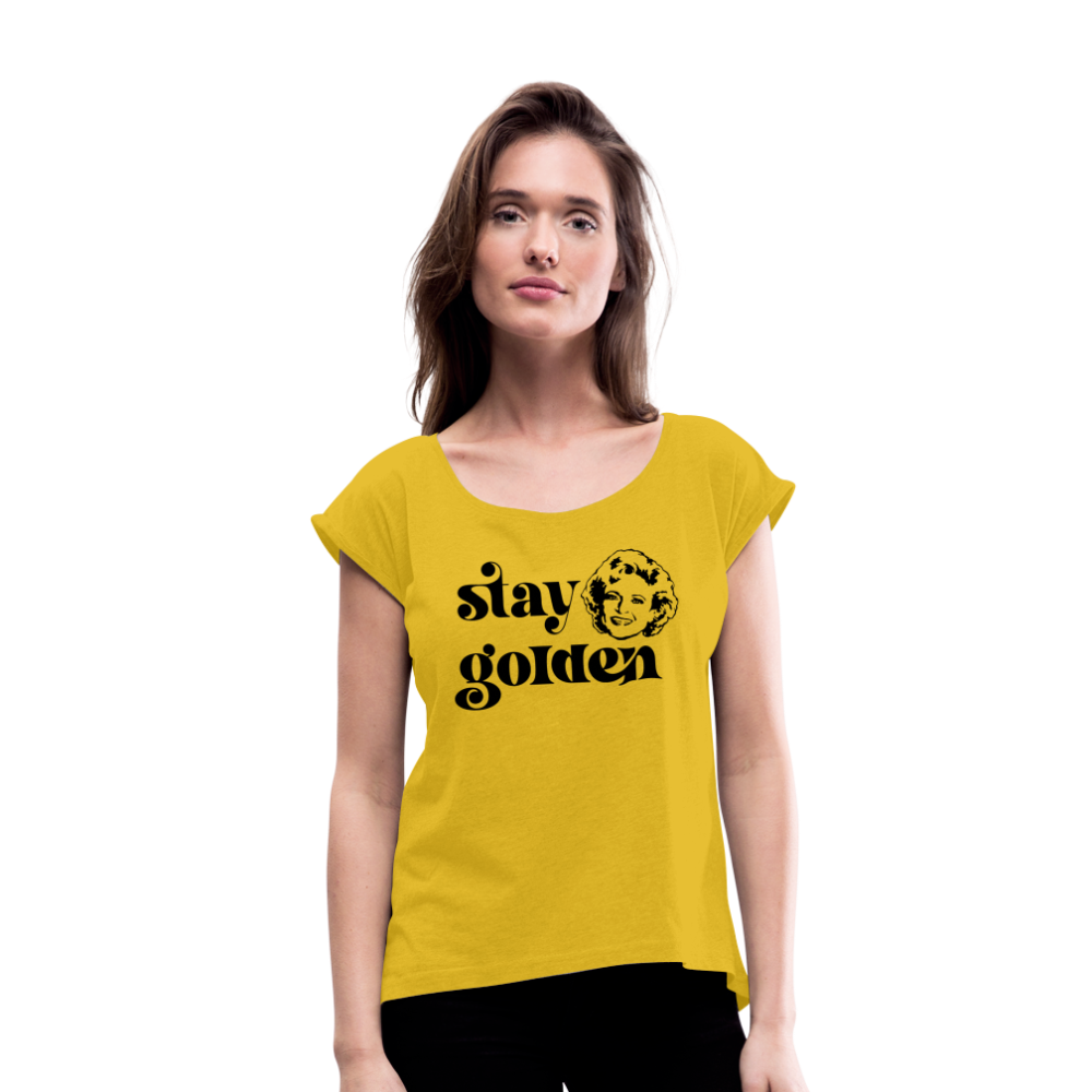 Stay Golden T-Shirt - mustard yellow