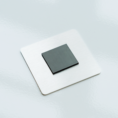 "Afraid" Square Magnet - white