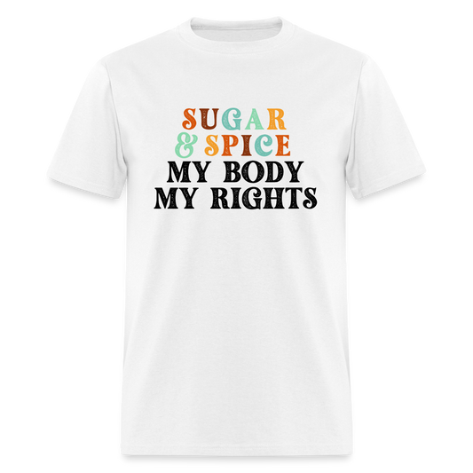 "Sugar & Spice" Classic T-Shirt - white