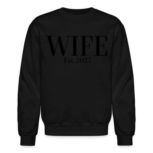 "WIFE" Crewneck Sweatshirt - black