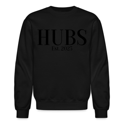 "HUBS" Crewneck Sweatshirt - black