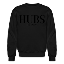 Load image into Gallery viewer, &quot;HUBS&quot; Crewneck Sweatshirt - black
