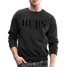 Load image into Gallery viewer, &quot;HUBS&quot; Crewneck Sweatshirt - black
