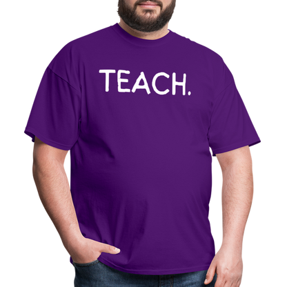 "TEACH" Classic T-Shirt - purple