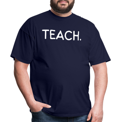 "TEACH" Classic T-Shirt - navy