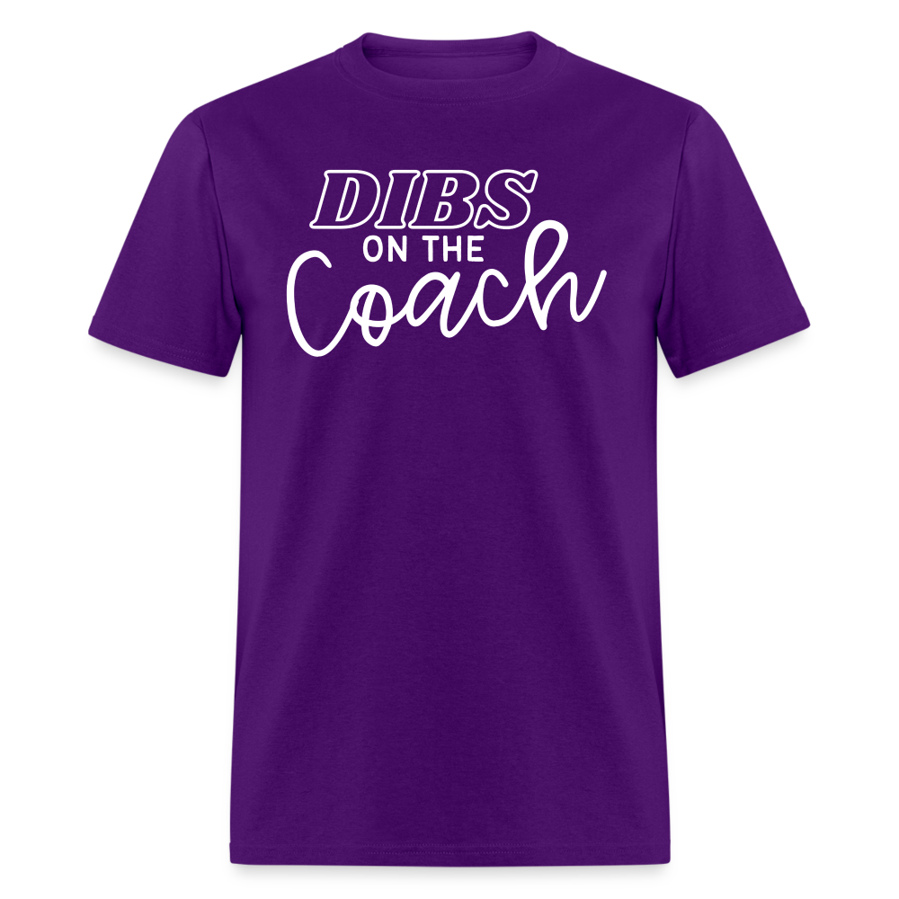 "Dibs on the Couch" Classic T-Shirt - purple